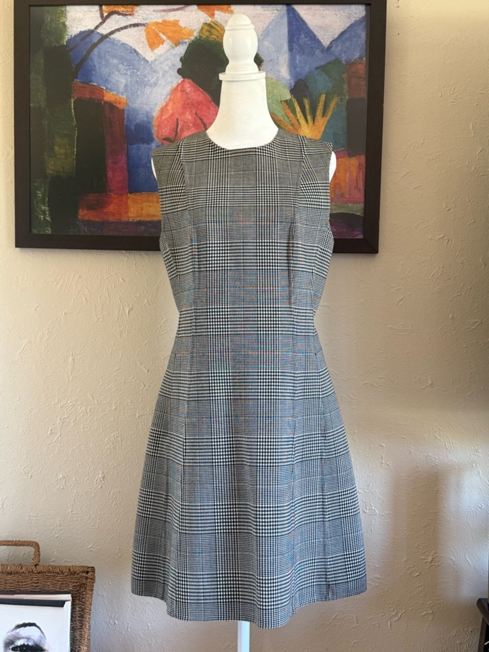 Theory | Helaina Plaid Shift Dress US 6